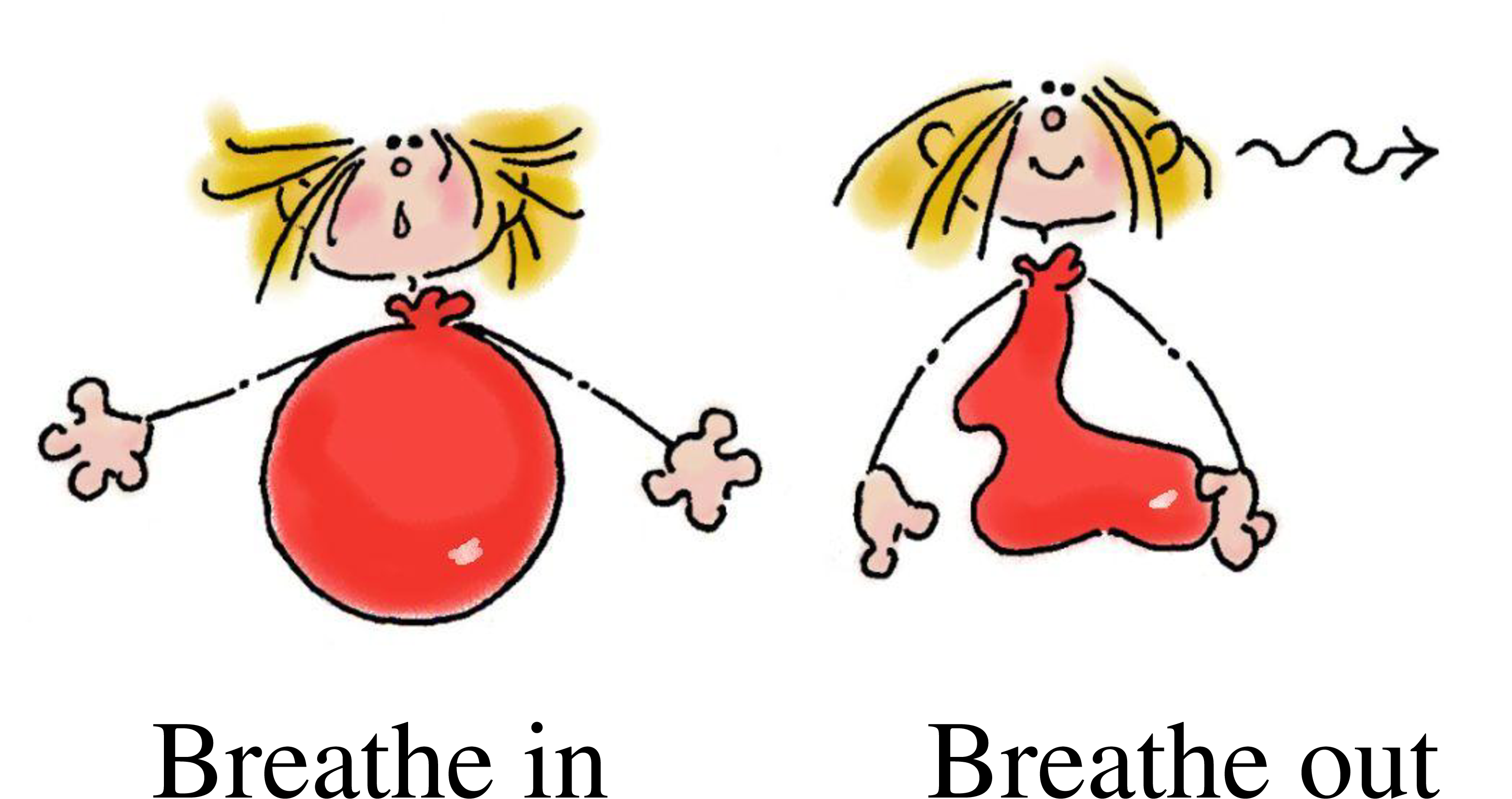 Png Black And White Relax Deep Free On Dumielauxepices - Deep Breathing Clip Art (3300x2550), Png Download