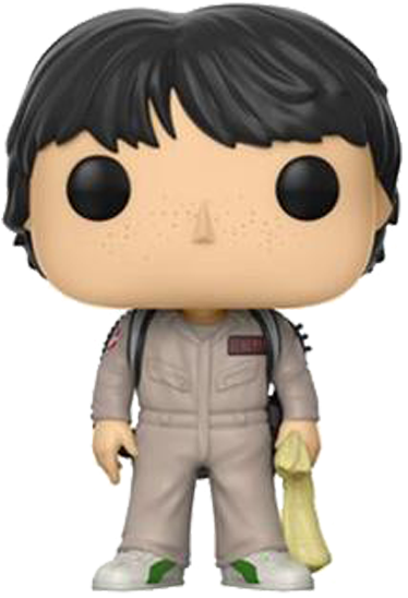 Mike Ghostbuster Pop Vinyl Figure - Funko Pop Stranger Things (600x600), Png Download