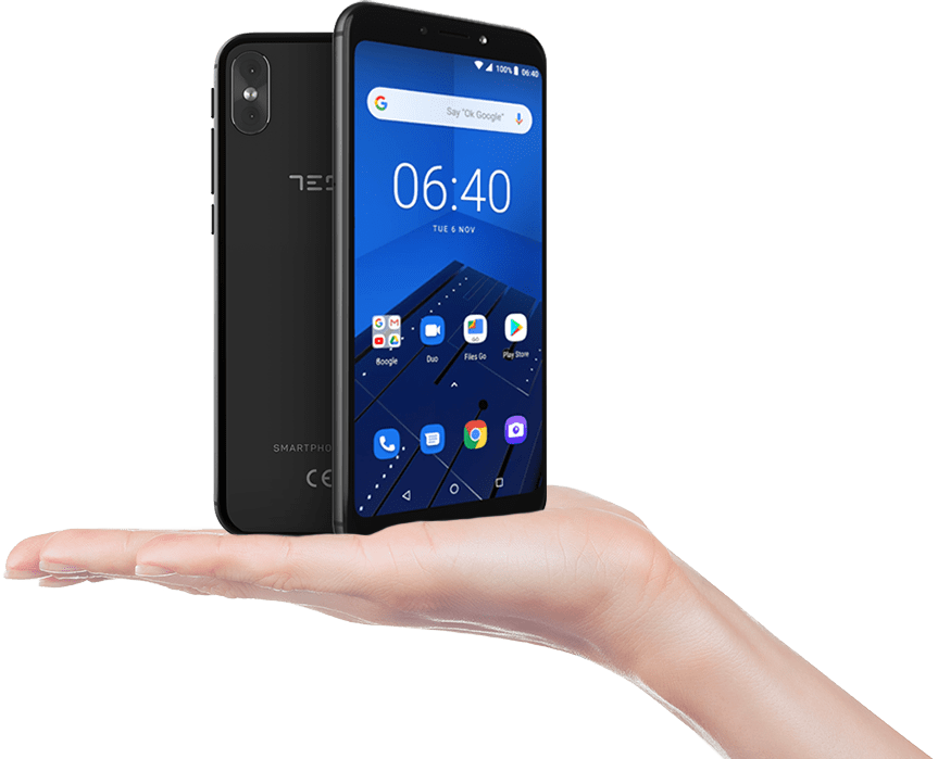 Tesla Smartphone - Tesla Smartphone 6.4 Lite (863x699), Png Download