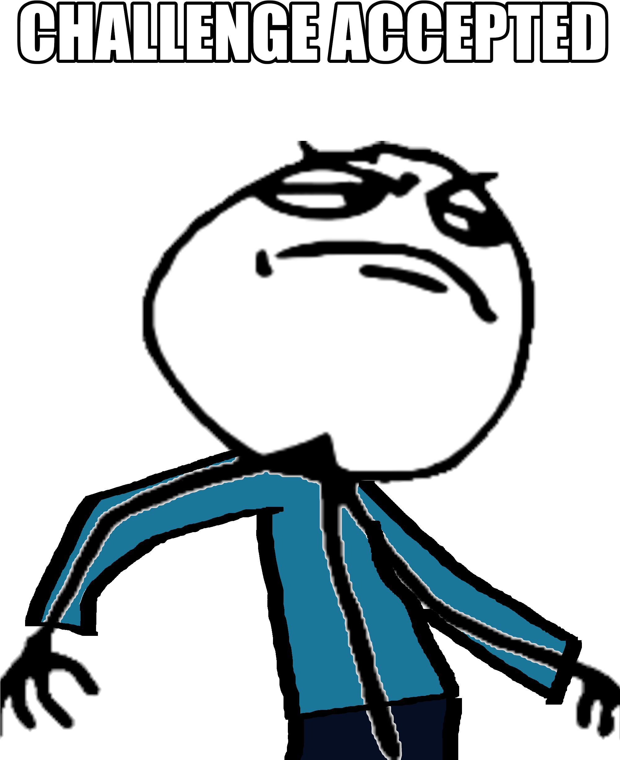 A Runnin' Challenge Now On An Anime Site U Dare Well - Feel Like A Boss (2000x2524), Png Download