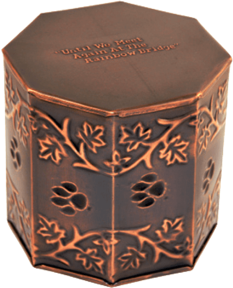 Metal Basic Urn With Antique Copper Finish - Box (600x600), Png Download