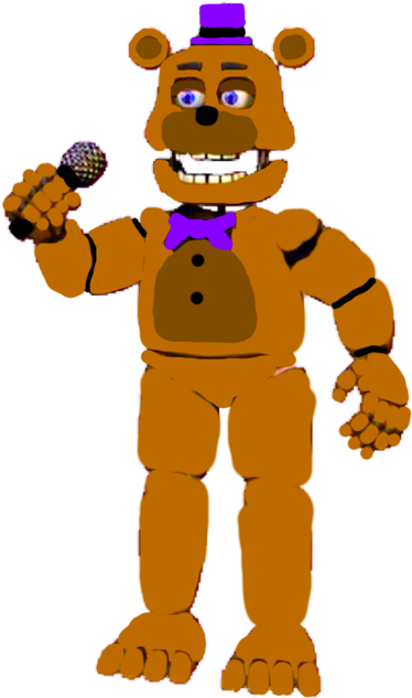 This Is A Custom Made Fredbear I Made - Five Nights At Freddy's 6 Rockstar Freddy (900x1200), Png Download