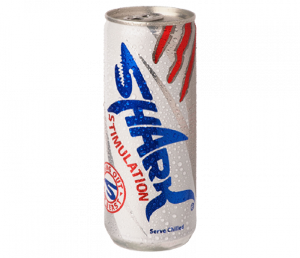 Shark Energy Drink 250ml - Beverage Shark Energy Drink (600x600), Png Download