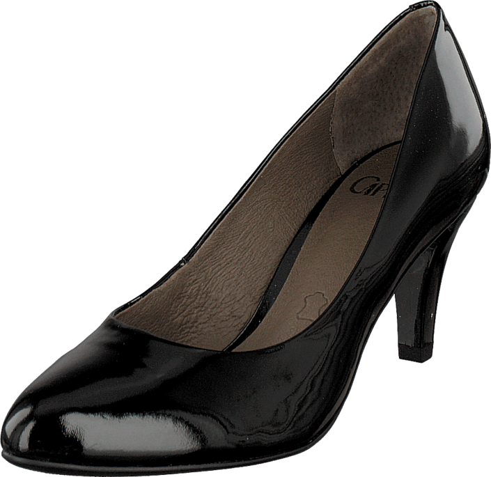 Ashley Black Nappa - Shoe (705x685), Png Download