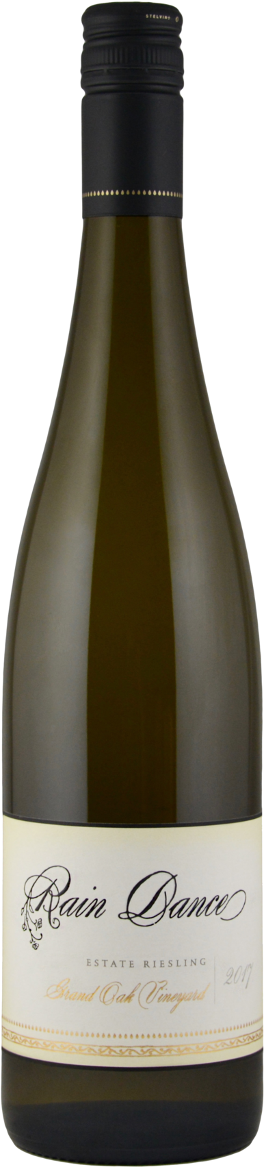 2017 Estate Riesling, Grand Oak Vineyard - Glass Bottle (1000x1762), Png Download