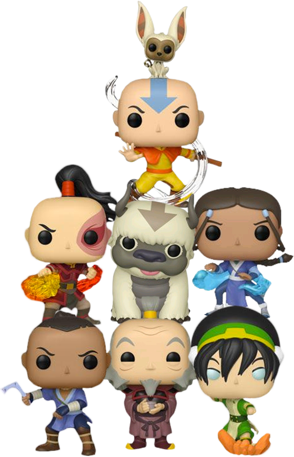 Funko Pop Avatar The Last Airbender - Avatar The Last Airbender Pop Vinyls (1029x1600), Png Download