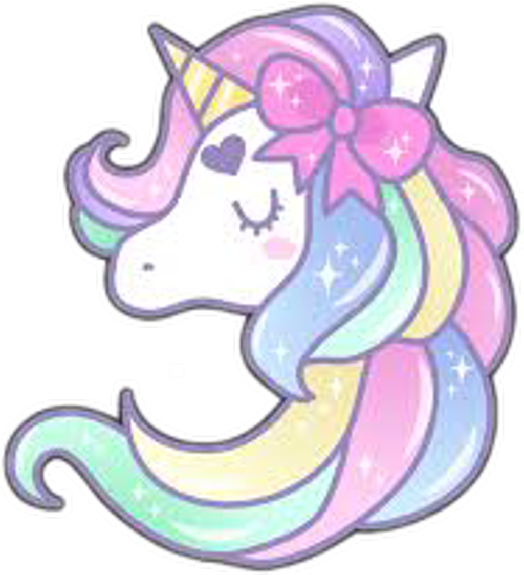 #unicornios #kawaii (1024x1123), Png Download