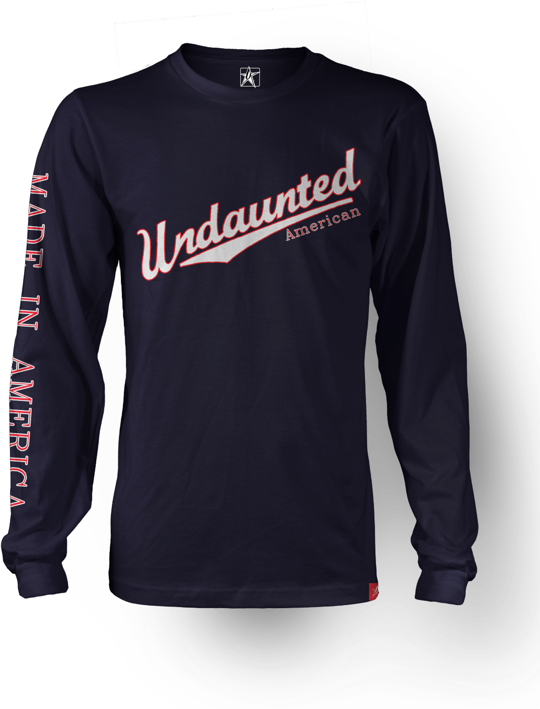 Undaunted American Ls Made - Long-sleeved T-shirt (1200x1500), Png Download