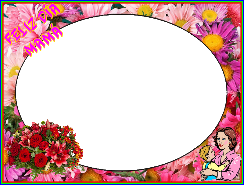 Marcos Photoscape Dia De La Madre - Marco Dia De La Madre (800x606), Png Download