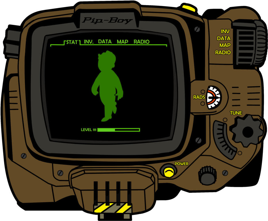 Pipboy Mk4 Pin - Gadget (1024x842), Png Download