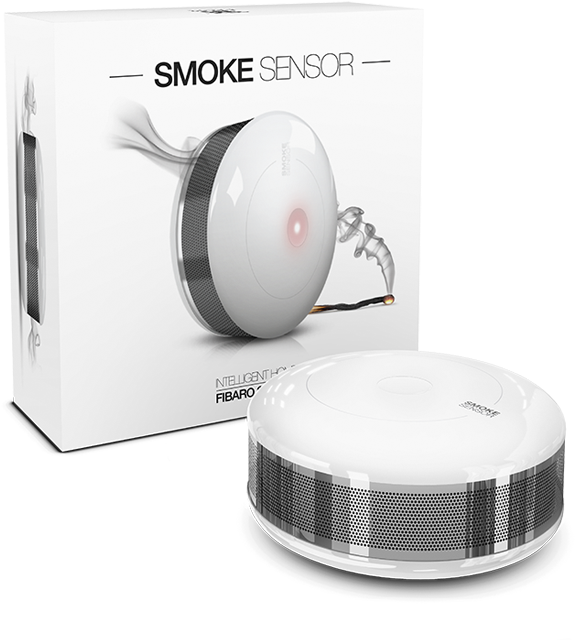 Smoke Sensor Fibaro (800x800), Png Download
