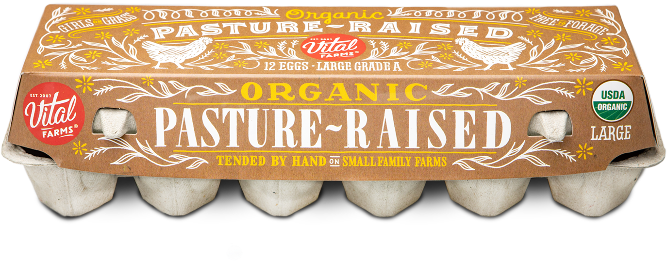 Usda Certified Organic - Vital Farms (1500x607), Png Download