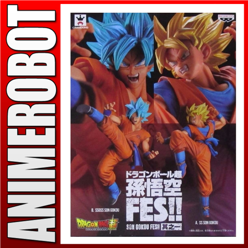 Dragonball Super Son Goku Fes Ssgss Goku Banpresto (1000x800), Png Download
