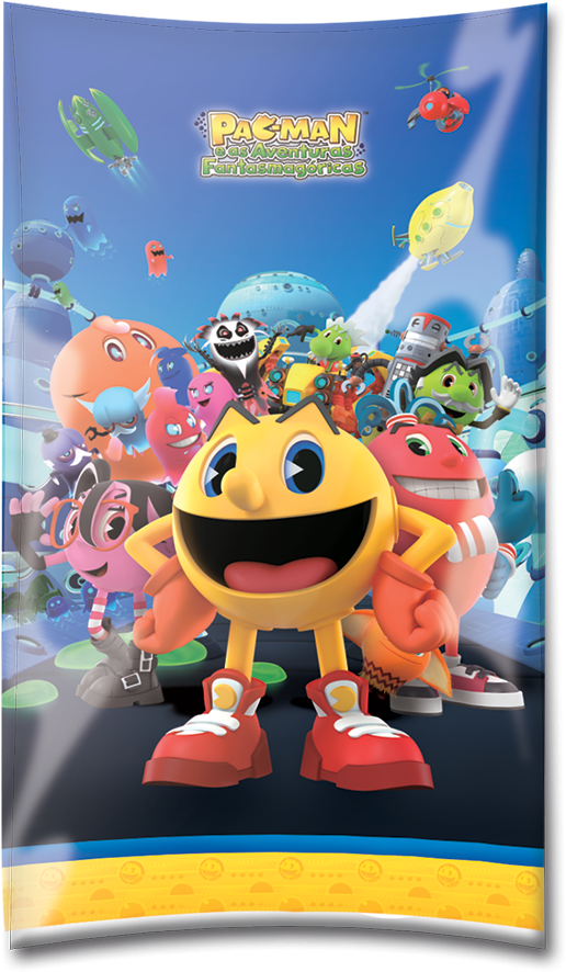 Sacola Surpresa Pac Man E As Aventuras Fantasmagóricas (990x990), Png Download