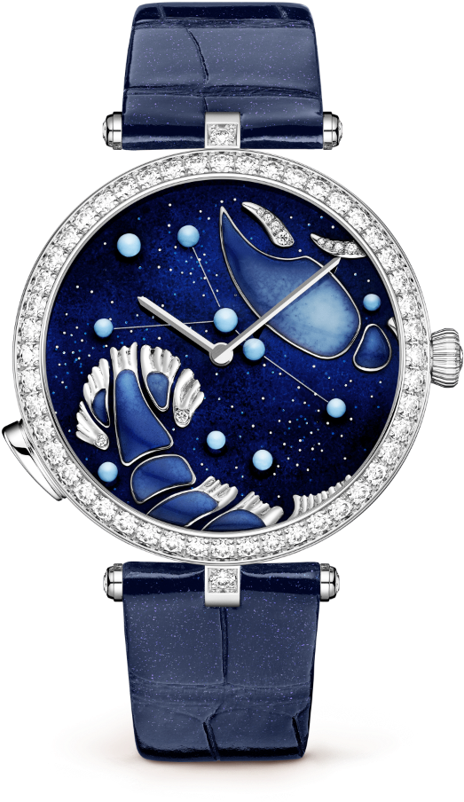 Lady Arpels Zodiac Lumineux Cancer Watch,pearly Alligator, (1000x1000), Png Download
