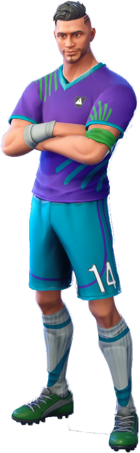 Images - Icon - Featured - Png - Fortnite Soccer Skin Png (1100x1100), Png Download