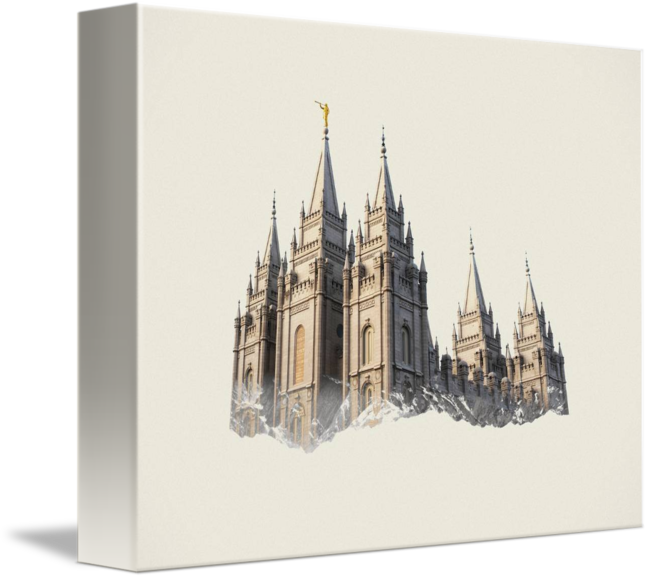 650 X 579 2 - Temple Square (650x579), Png Download