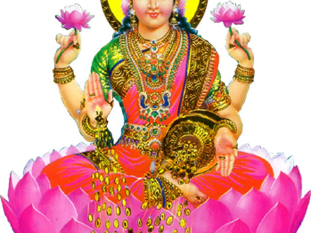 Lakshmi Png Transparent Images - Goddess Lakshmi (640x480), Png Download