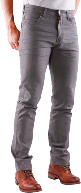 Wrangler Arizona Stretch Jeans Dark Shadow Wash - Pocket (490x653), Png Download