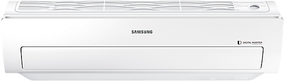 Front White - Samsung Air Conditioner Non Inverter Technology (650x498), Png Download