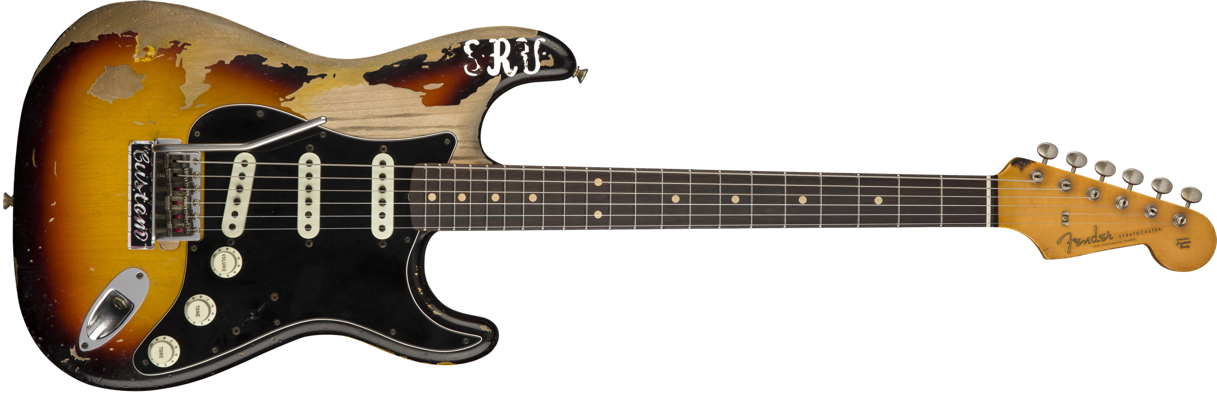 Copyright © 2019 Fender Musical Instruments Corporation - Squier Affinity Strat Brown Sunburst (2400x777), Png Download