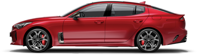 New Kia Stinger Black (800x450), Png Download