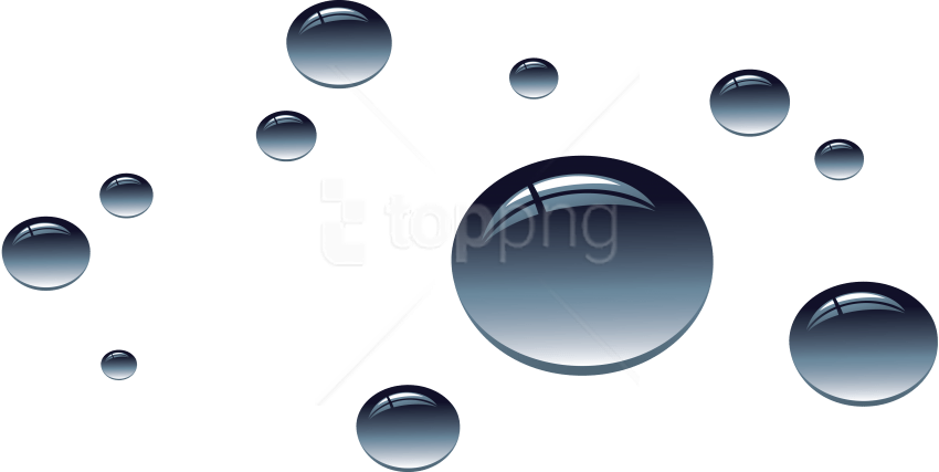 Free Png Water Png Images Transparent - Water Drops Transparent Background Png (850x427), Png Download