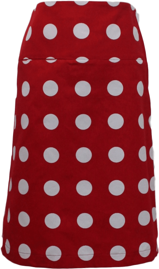 Eva Skirt Red Polka Dot - Wellies Shoes (913x1274), Png Download