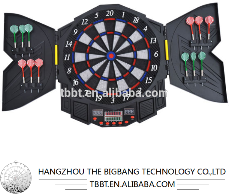China Lcd Electronic Dartboard, China Lcd Electronic - Darts Game Bar (763x649), Png Download