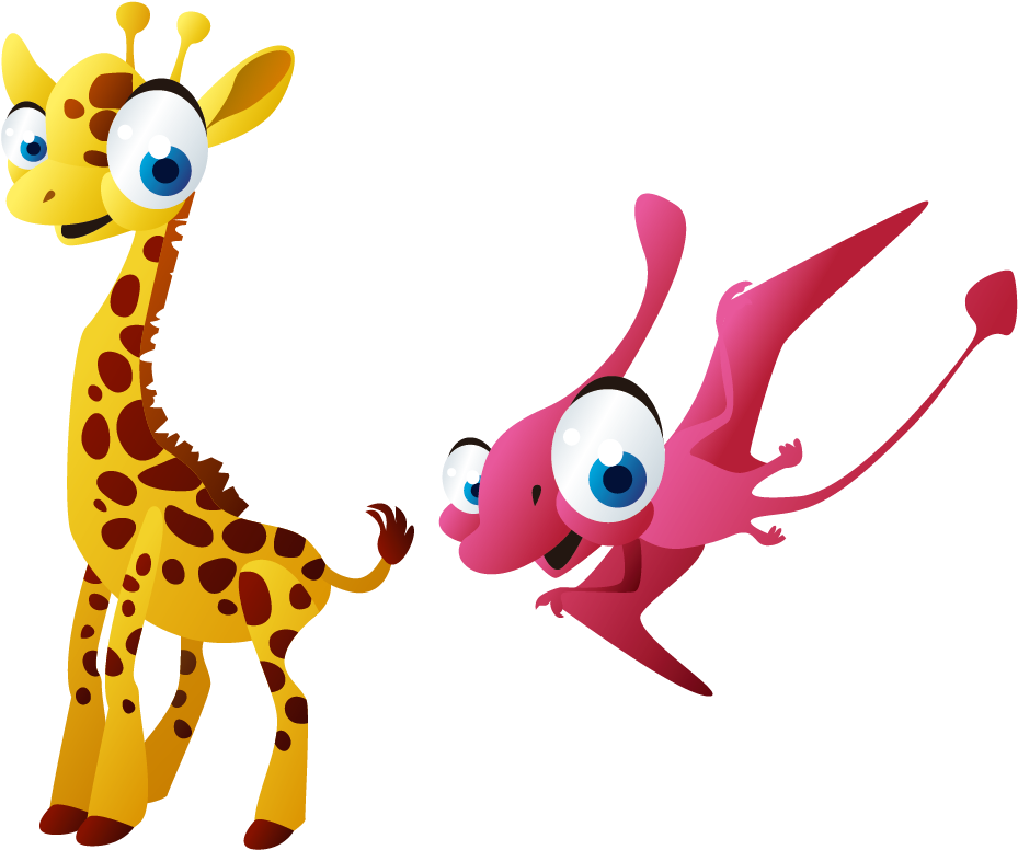 Download Giraffe Lion Cartoon Clip Art Fazendo A Nossa Festa Girafa Full Size Png Image Pngkit