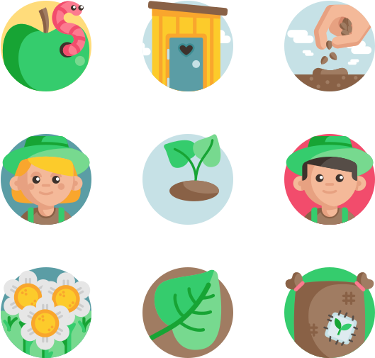 Gardening - Vector Graphics (600x564), Png Download