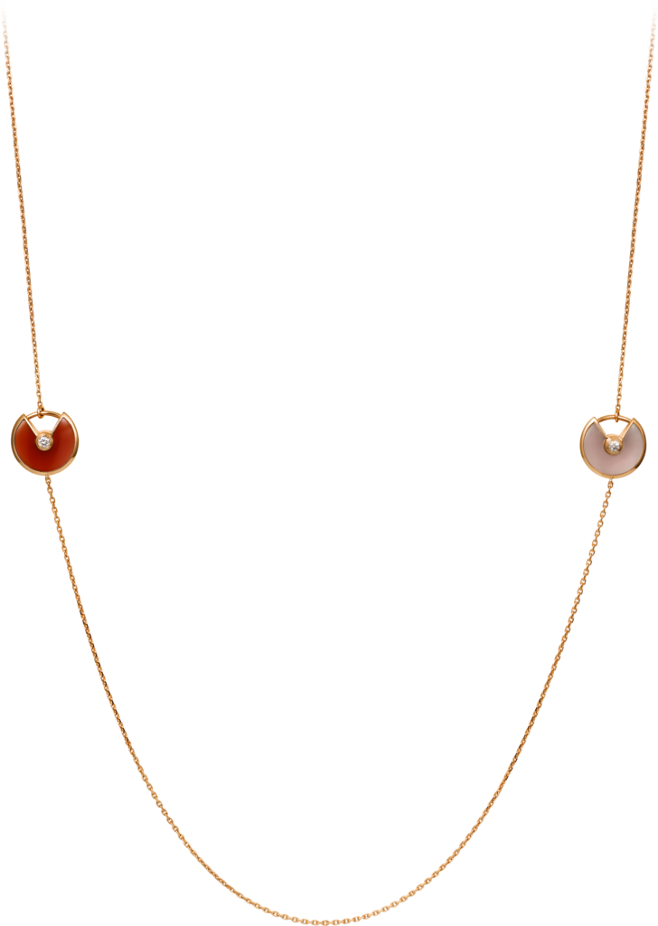 Panthère De Cartier Earrings Yellow Gold, Diamonds, - Necklace (728x1024), Png Download