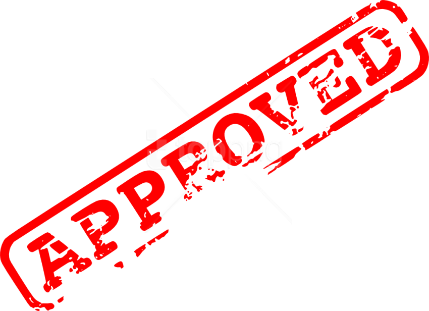 Free Png Red Approved Stamp Png Images Transparent - Transparent Background Approved Stamp (850x616), Png Download