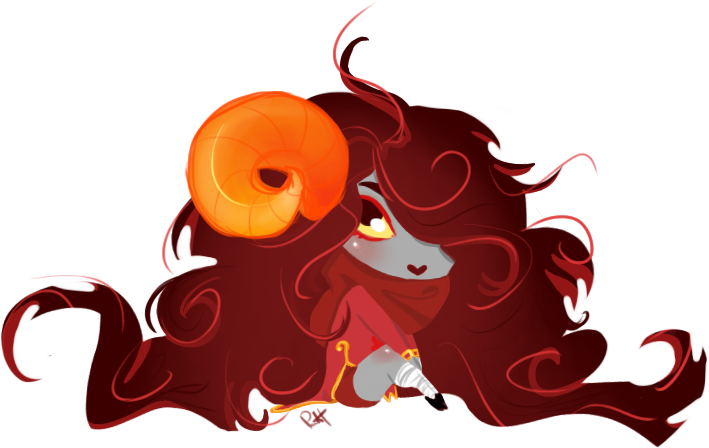 “ Aradia Has The Best Hair In My Opinion - Illustration (741x596), Png Download