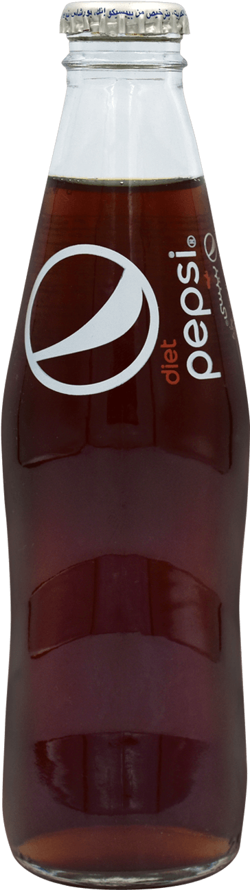 Diet Pepsi Glass Bottle 250 Ml - Coca-cola (1156x1358), Png Download
