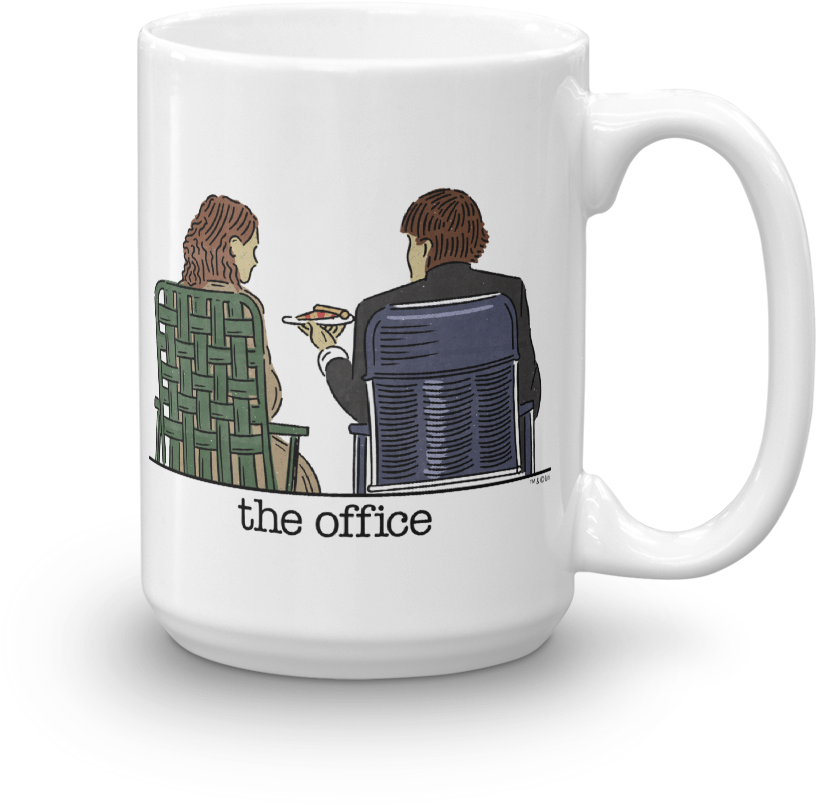 Pam The Office Coffee Mug (1000x1000), Png Download