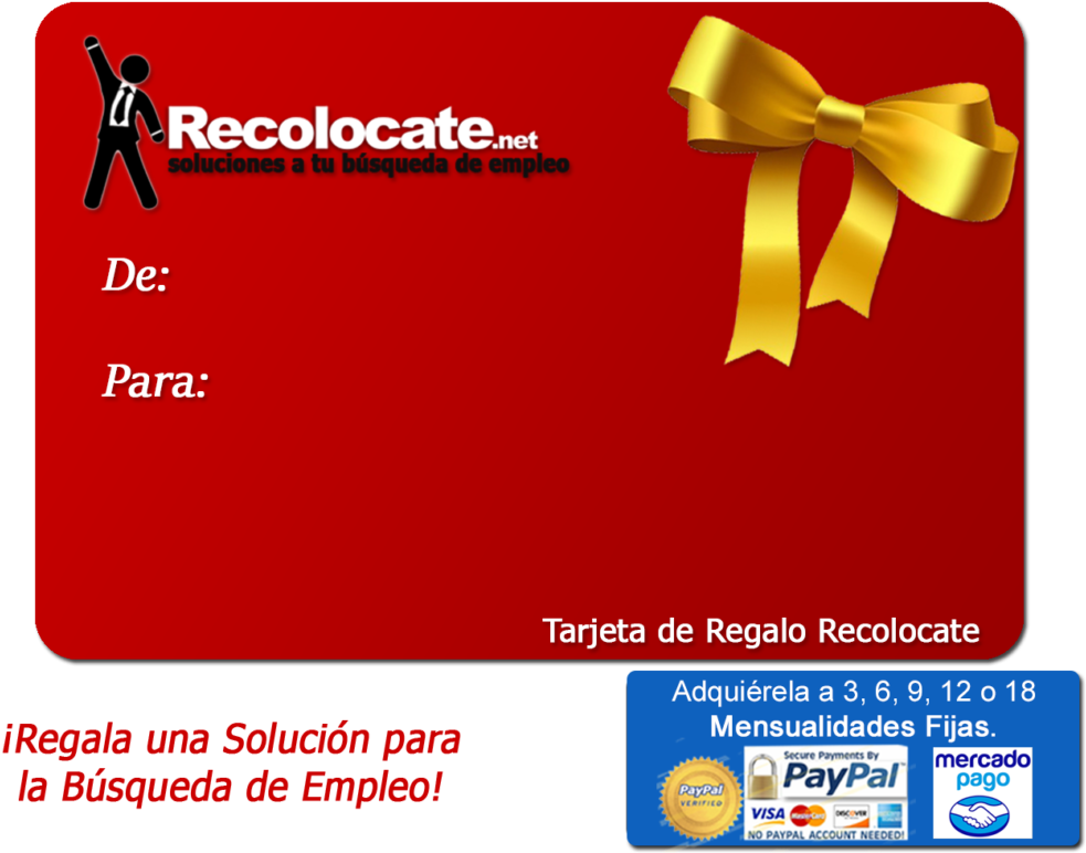 Tarjeta De Regalo Recolocate 2017 Navidad - Paypal (1024x795), Png Download