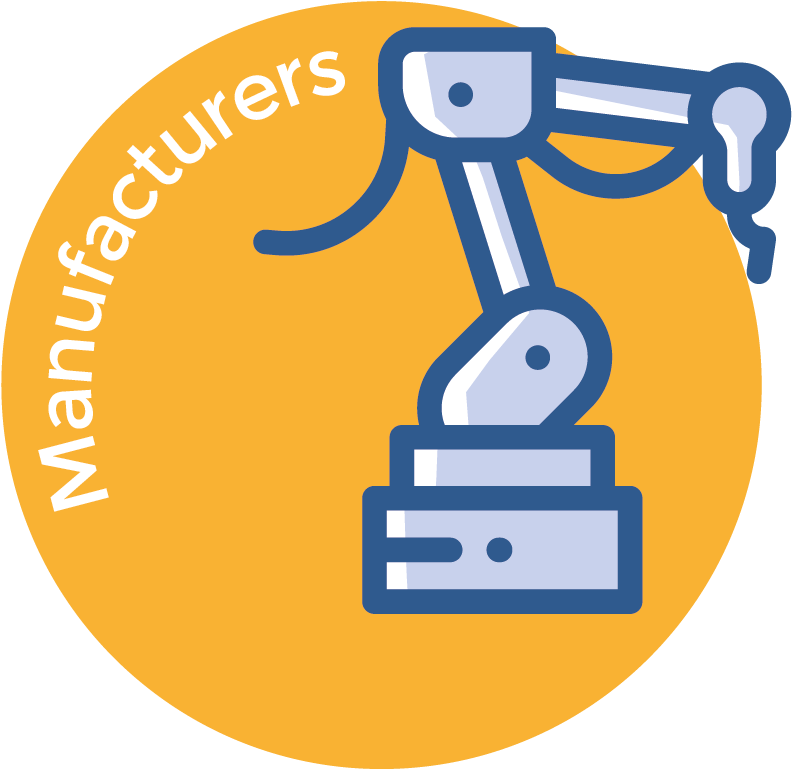 Icon Manufacturers (921x802), Png Download