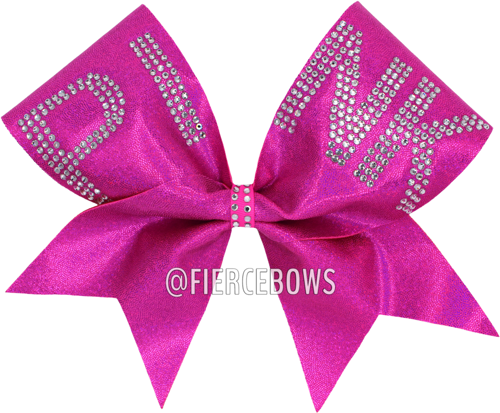 Pink Rhinestone Bow - Lace (1024x1024), Png Download