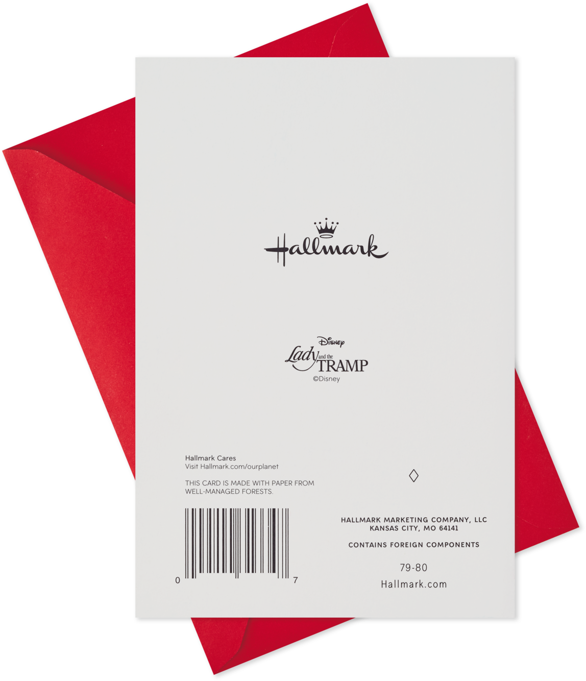 Lady And The Tramp Meant To Be Valentine's Day - Hallmark Cards (1470x1470), Png Download