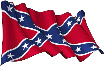 Flag Confederate Png - Rebel Flag On Pole (1000x700), Png Download