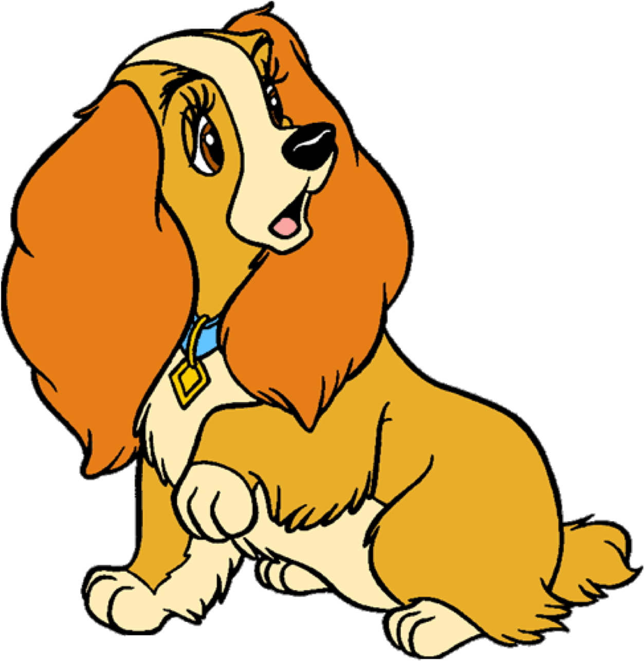 Disneys Lady And The Tramp Images Clip Art Wallpaper - Basset Artésien Normand (1288x1301), Png Download