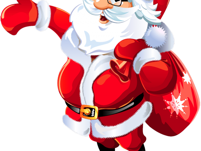 Drawn Santa Hat Clear Background (640x480), Png Download
