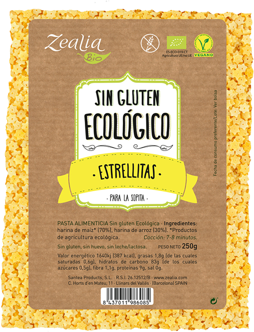 Estrellitas Sin Gluten Ecológicas - Cereal Germ (1000x1000), Png Download