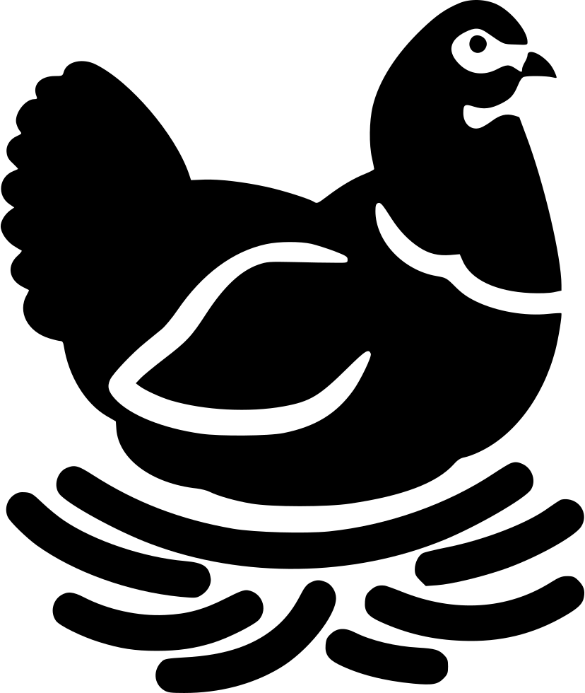 Hen Chicken Brood Svg Png Icon Free Ⓒ - Egg Farm Icon (828x980), Png Download