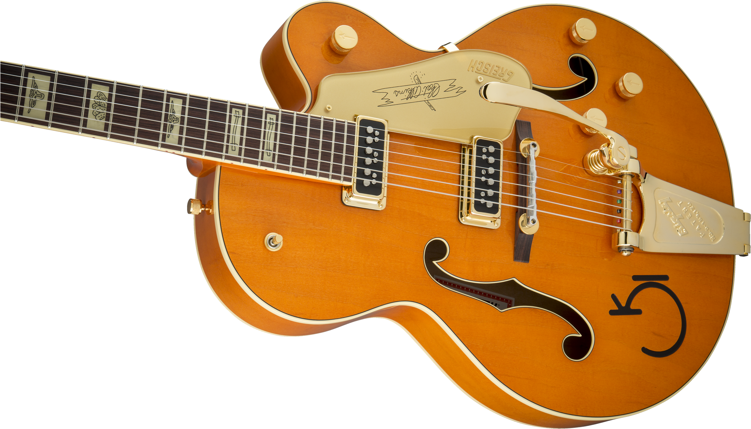G6120t-55 Vintage Select Edition '55 Chet Atkins® Hollow - Chet Atkins Hollow Body (2400x1374), Png Download