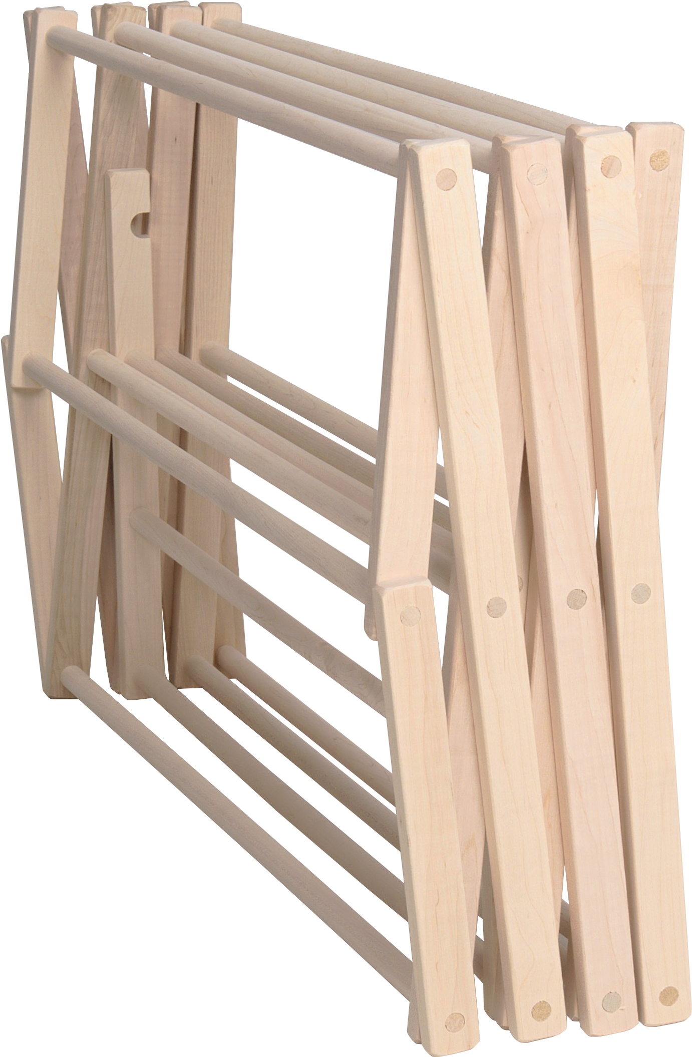 Pennsylvania Woodworks Wooden Clothes Drying Rack Made - Large Sturdy Clothes Drying Rack (2400x3000), Png Download