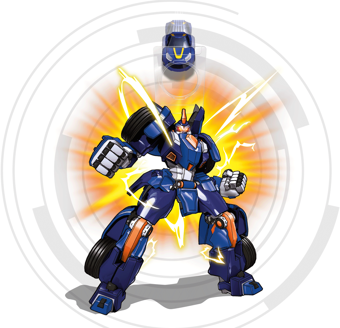 About Mecard - 헬로 카봇 색칠 공부 (1404x1356), Png Download