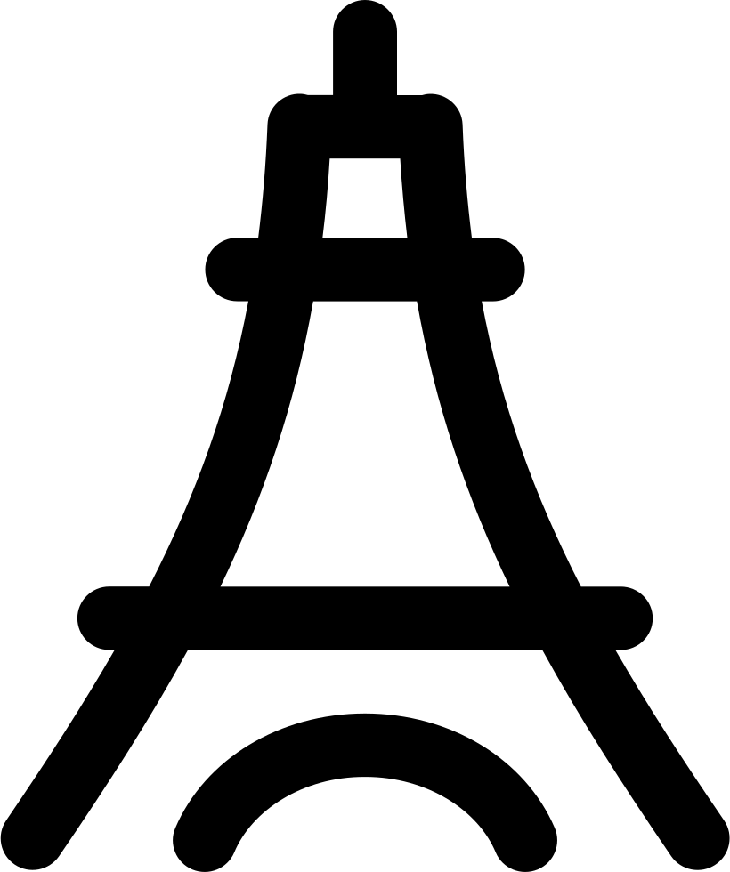Png File - Eiffel Tower (820x980), Png Download