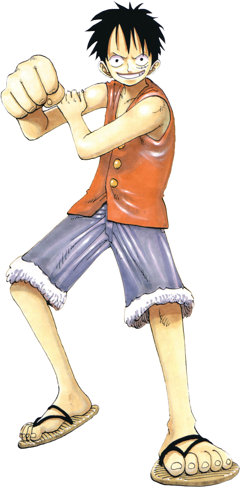 Monkey D Luffy 11 - One Piece (495x985), Png Download